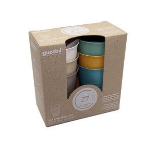 Guzzini Tierra set of 6 tumblers 9.8x12.4 cm