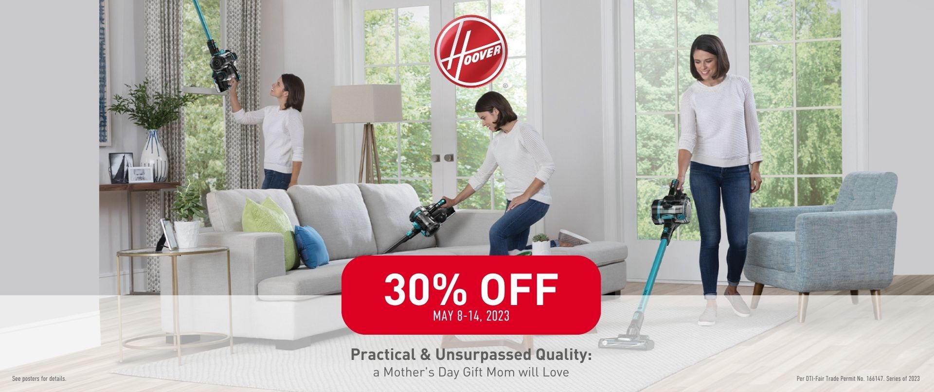 HOOVER®: 30% Off on Mother's Day