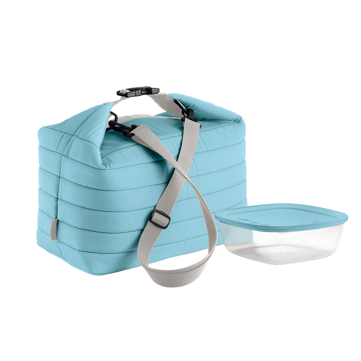 Guzzini On-the-Go thermal bag+container 30x18x30 matt blue