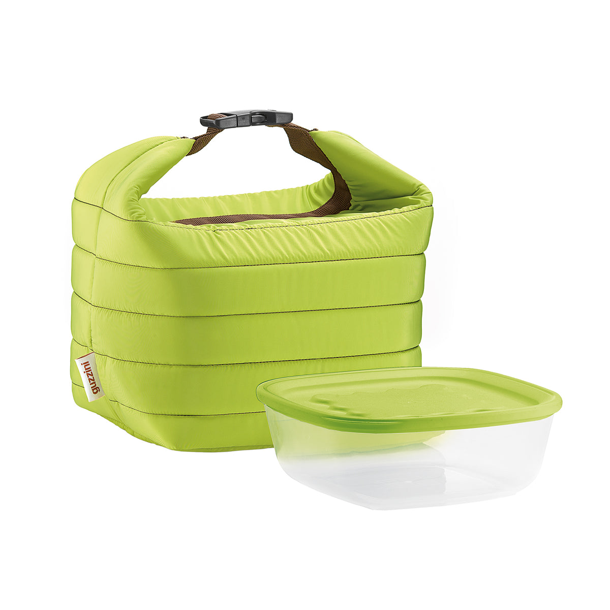 Guzzini On-the-Go thermal bag+container 22x18x22 apple green