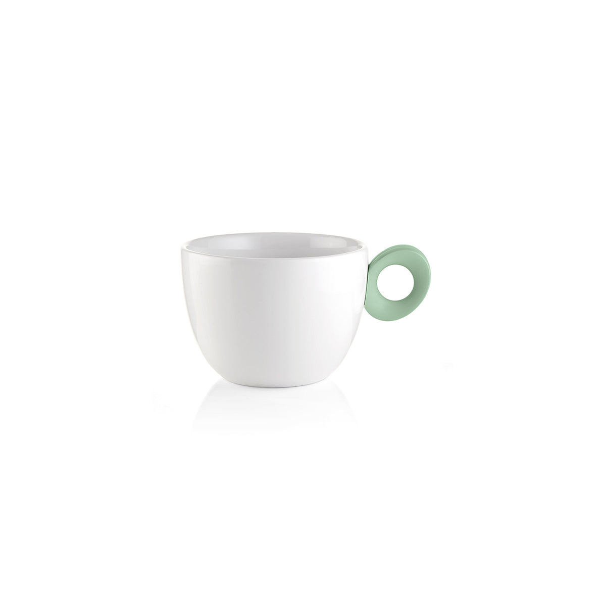Guzzini breakfast cup mauve green