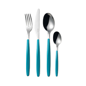 Guzzini 24 piece cutlery set my fusion matt blue