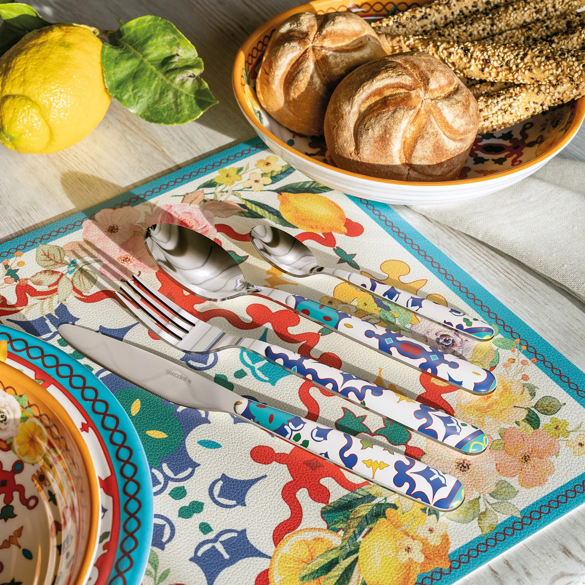 Guzzini Flower&amp;Lemon placemat