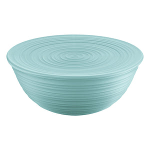 Guzzini Tierra XL bowl+lid 30x13 cm sage green