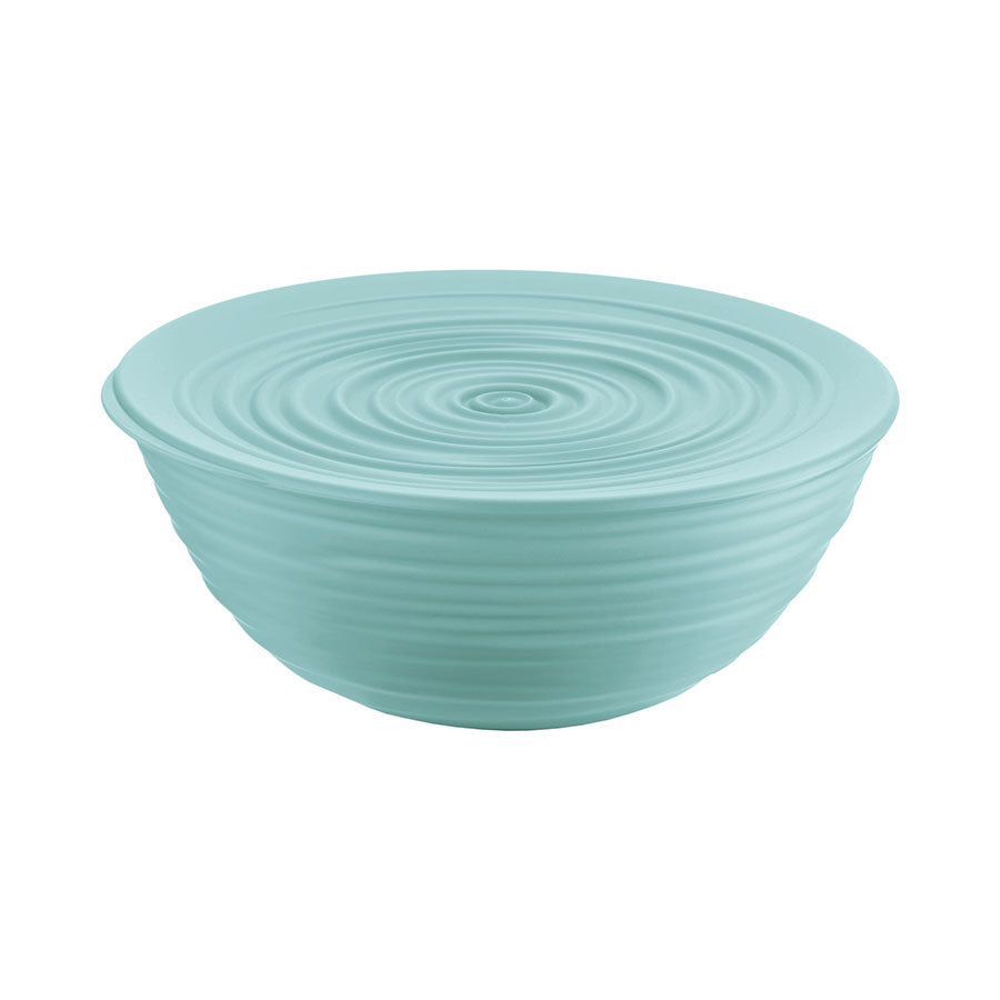 Guzzini Tierra L bowl+lid ???25x10.8 cm sage green