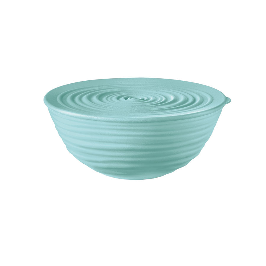 Guzzini Tierra M bowl+lid 18x7.8 cm sage green