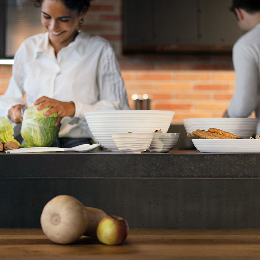 Guzzini Tierra S bowl 12.2x5.5 milk white