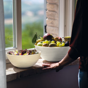 Guzzini Tierra L bowl 25x10.6 cm milk white