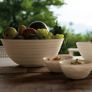 Guzzini Tierra XL bowl 30x12.8 cm milk white