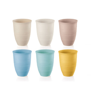 Guzzini Tierra set of 6 tumblers 9.8x12.4 cm