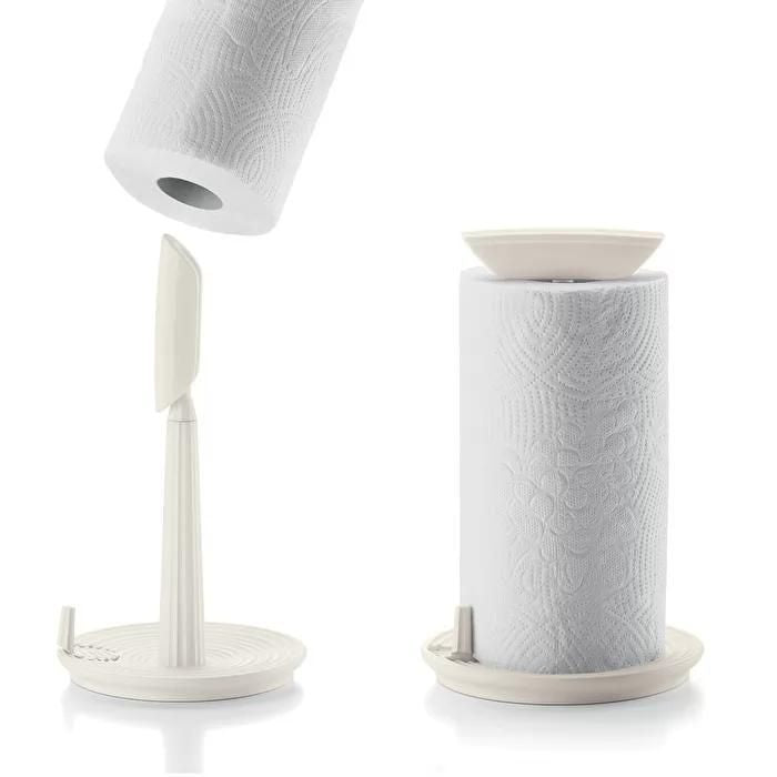 Guzzini Tierra &quot;stop&amp;tear&quot; universal kitchen roll holder milk white