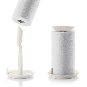 Guzzini Tierra "stop&tear" universal kitchen roll holder milk white