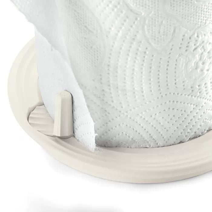 Guzzini Tierra &quot;stop&amp;tear&quot; universal kitchen roll holder milk white
