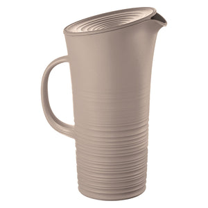 Guzzini Tierra pitcher+lid 1.8L taupe