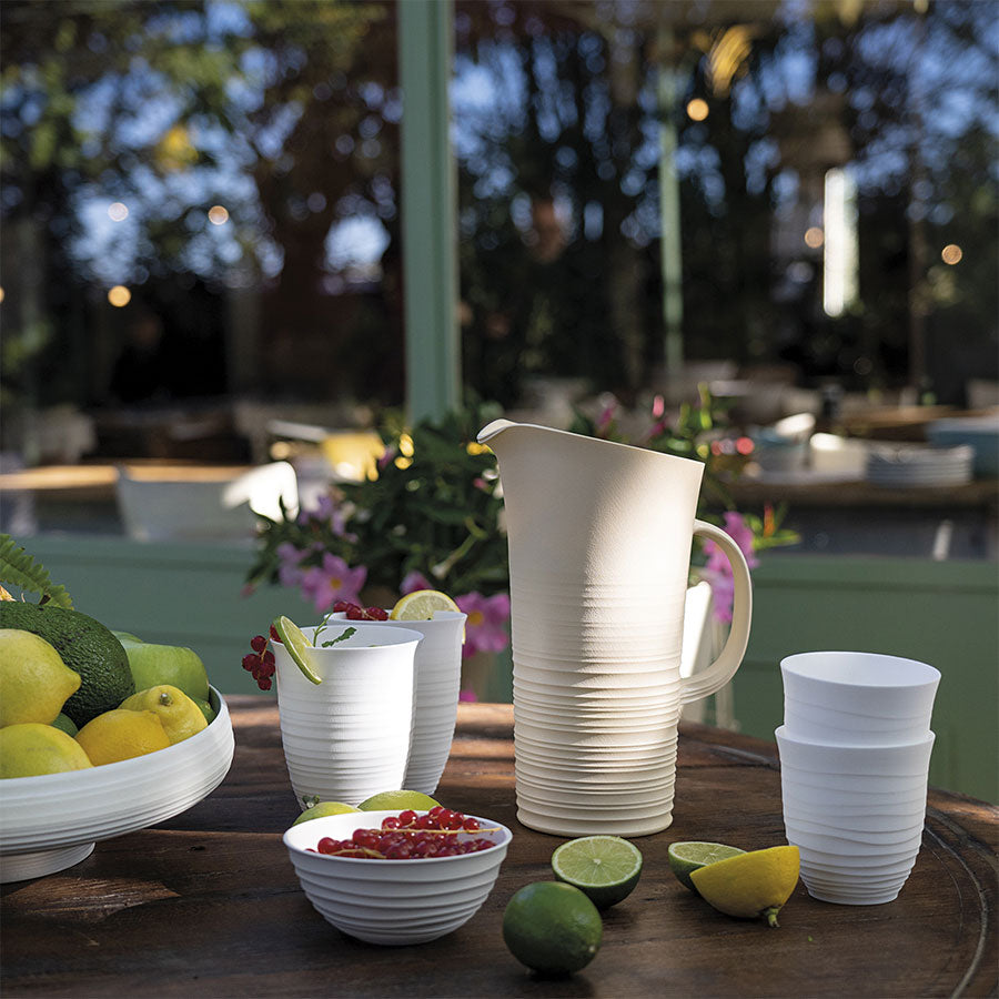 Guzzini Tierra pitcher+lid 1.8L taupe