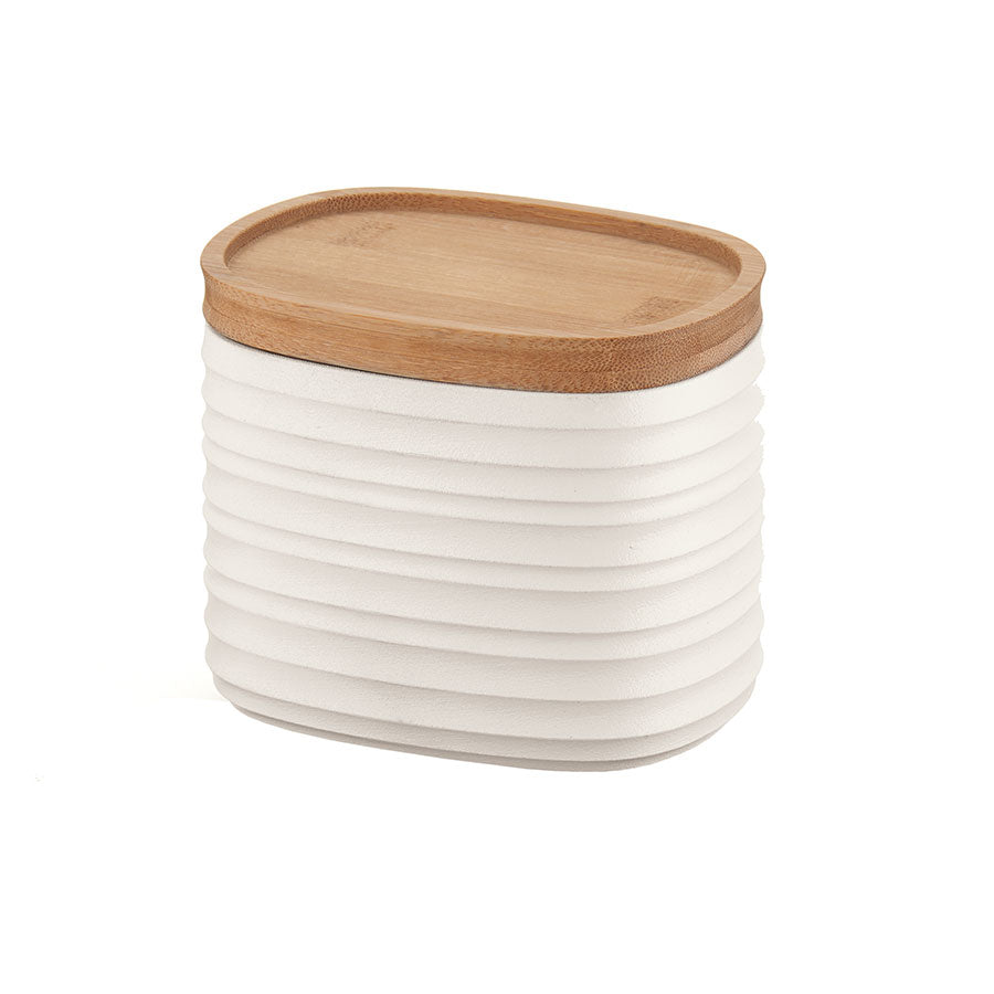 Guzzini Tierra S storage jar 12.3x9.4x11 cm milk white