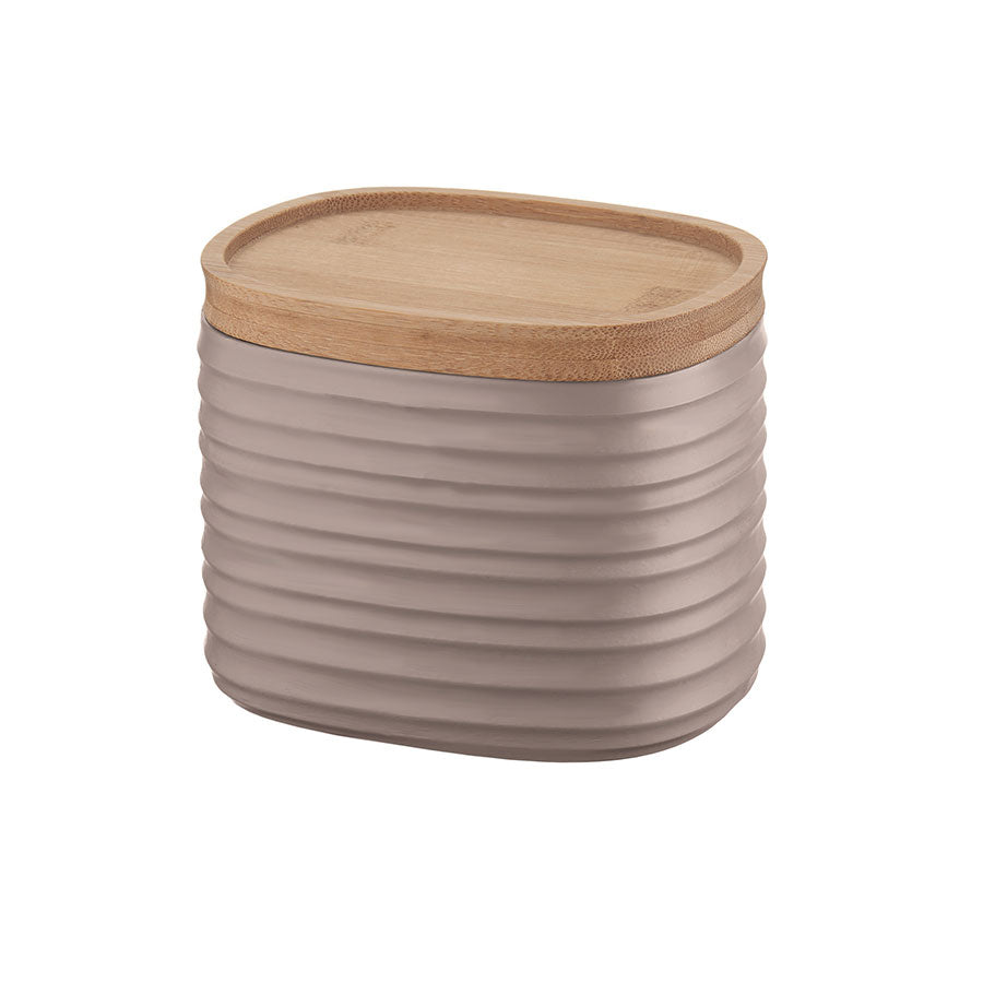 Guzzini Tierra S storage jar 12.3x9.4x11 cm taupe