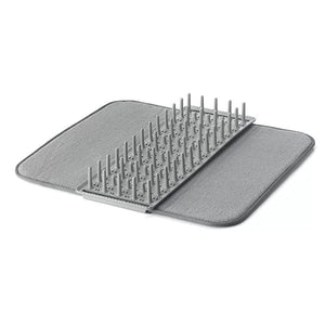 Guzzini Eco-Kitchen dish drain with mat 55x42.5x6.5 cm grey