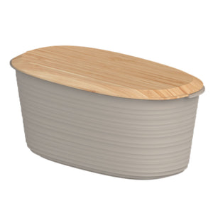 Guzzini Tierra bread bin 31.5x16.4x12.9 cm taupe