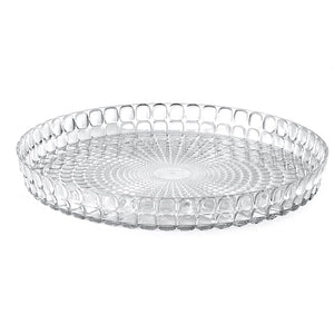 Guzzini Tiffany tray 35.6x4 cm clear