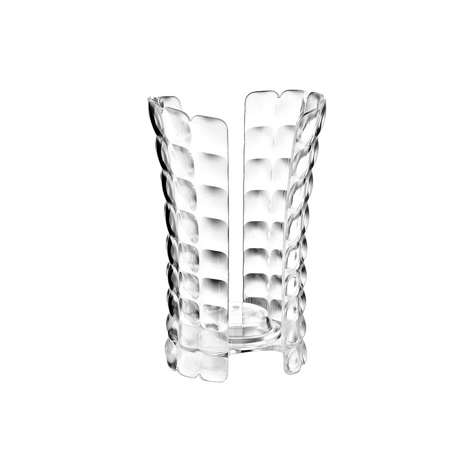 Guzzini Tiffany plastic/paper cup holder clear
