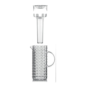 Guzzini Tiffany pitcher with chiller bulb clear