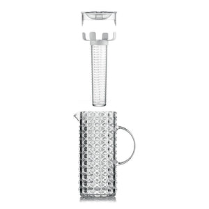 Guzzini Tiffany pitcher with infusion bulb clear