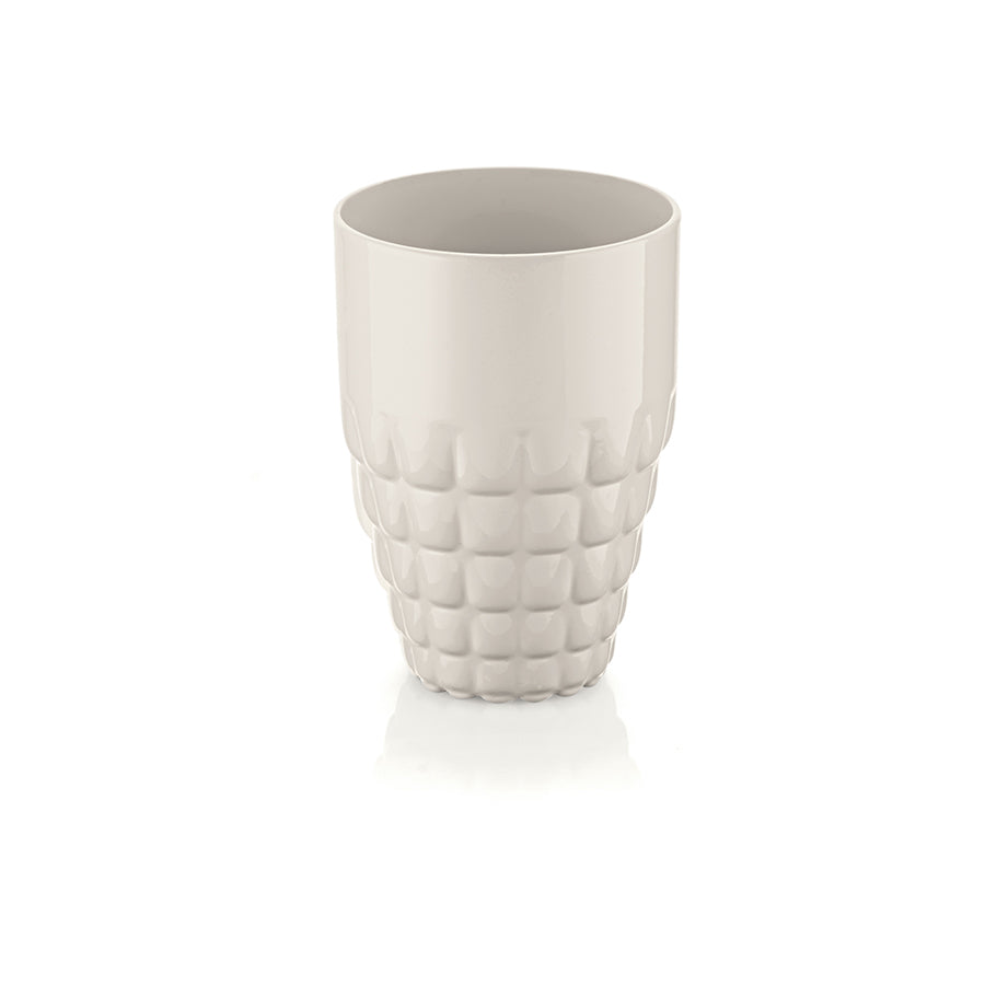 Guzzini TIFFANY tall tumbler milk white