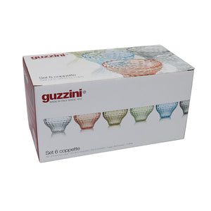 Guzzini Tiffany set of 6 serving cups 12x7 cm