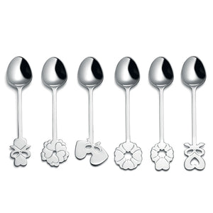 Guzzini Love set of 6 teaspoons steel