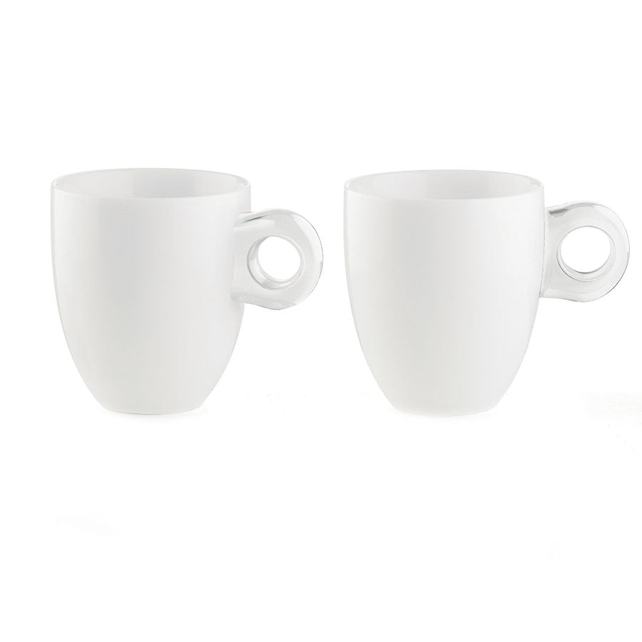 Guzzini Gocce set of 2 mugs clear