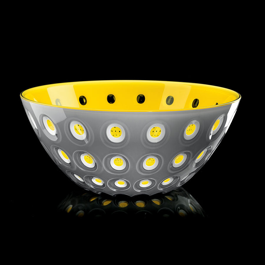 Guzzini Le Murrine bowl 20 grey/yellow
