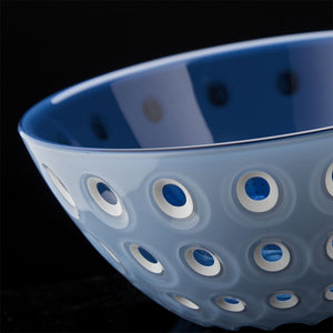 Guzzini Le Murrine bowl 20 light blue/white/blue