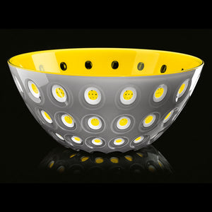 Guzzini Le Murrine bowl 25 grey/yellow