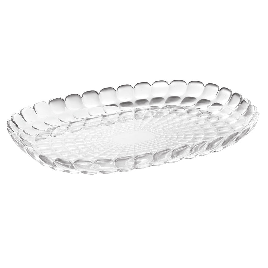 Guzzini Tiffany tray 45x31x4.5 cm clear