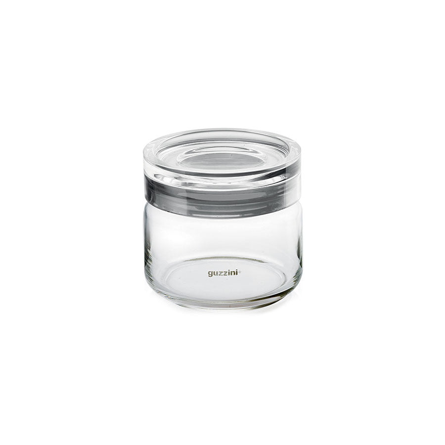 Guzzini storage jar 12 x 10.5 sky grey