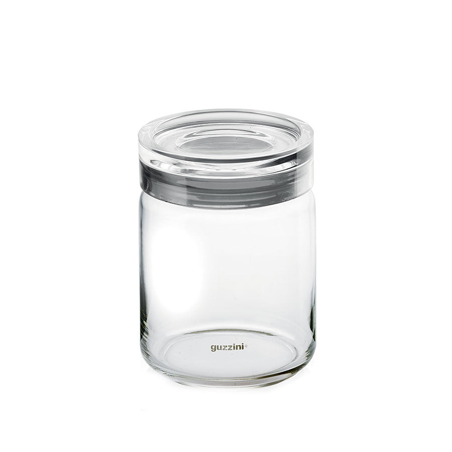 Guzzini storage jar 12x17 cm sky grey