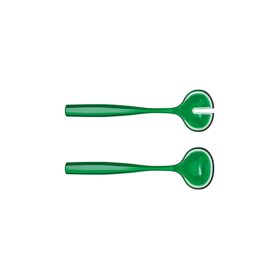 Guzzini Dolcevita (ISCC+) salad servers emerald