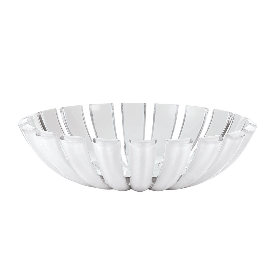 Guzzini Grace basket 25x6.5 cm clear