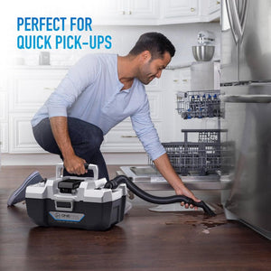 HOOVER® ONEPWR™ Wet/Dry Cordless Utility 3G Vacuum, 20V, 4.0Ah