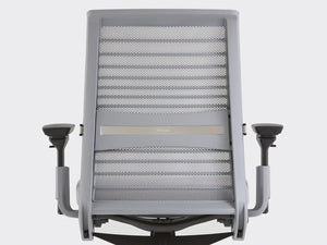Steelcase THINK without headrest 3Dknit nickel/seagull SCTH3D-J544/7243